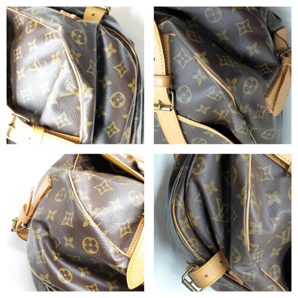 Louis Vuitton Saumur 43 Brown Monogram Shoulder Bag mon895-101525